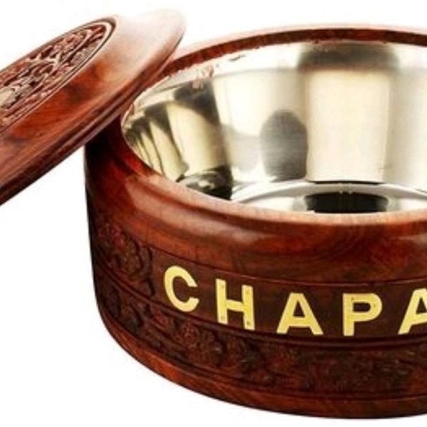 Modern Wooden Casrole For Chapati And Rice.  - yes, wooden, 2-3 days, yes