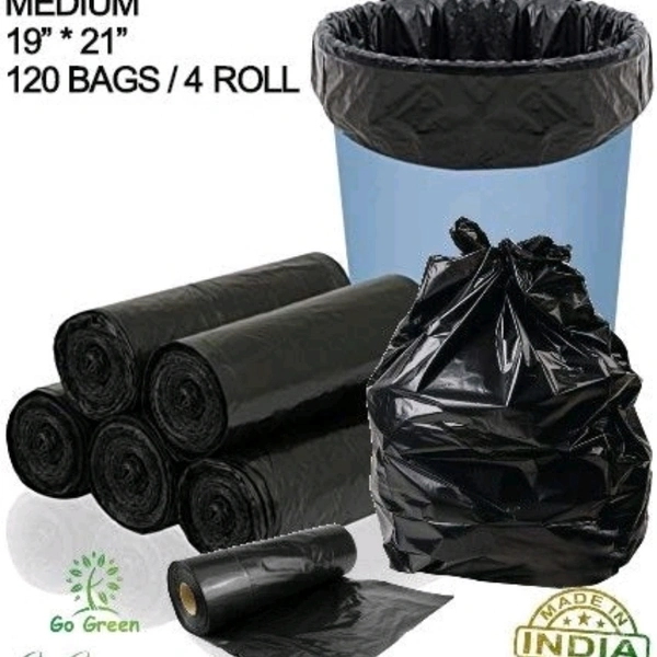 Garbage Bags Roll Pack Of 4 Sets - yes, 2days, free