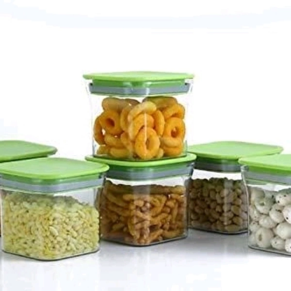 Set Of 6 Psc Air Tight Container 600 Ml - yes, 2days, free, 600ml