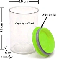 
Container Set for Kitchen Airght Transparent plastic Lock Food Storage Airtight Container Jar for Grocery Container, Fridge Container(set of 2, (900ml - yes, 2 days, free, 900ml