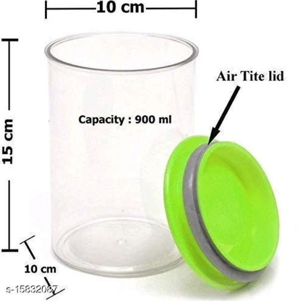 
Container Set for Kitchen Airght Transparent plastic Lock Food Storage Airtight Container Jar for Grocery Container, Fridge Container(set of 2, (900ml - yes, 2 days, free, 900ml