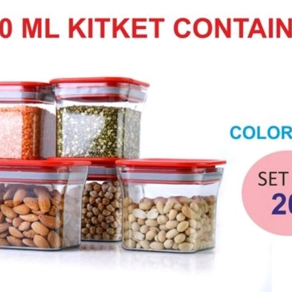 Air tight Container Glass Set Of 20-600ml - yes, 2 days, free, 600ml
