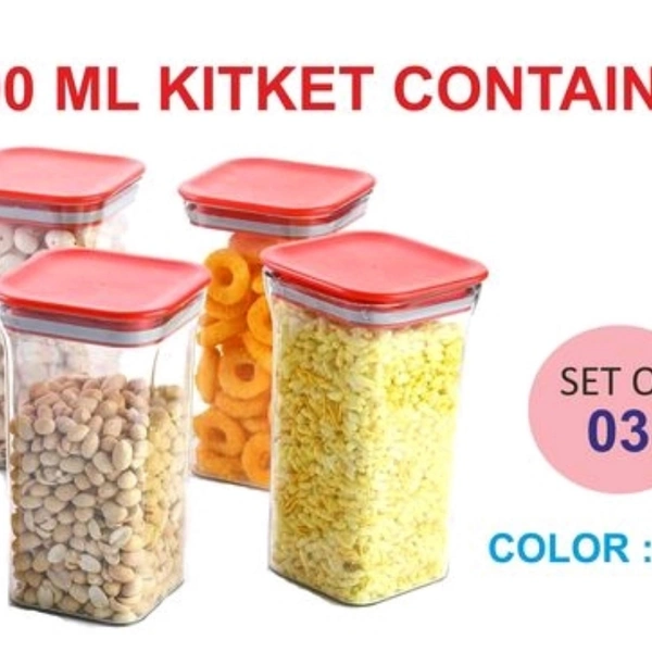 Air tight Kitkat Container Set Of 3- 1200ml - yes, 2 days, free, 1200ml