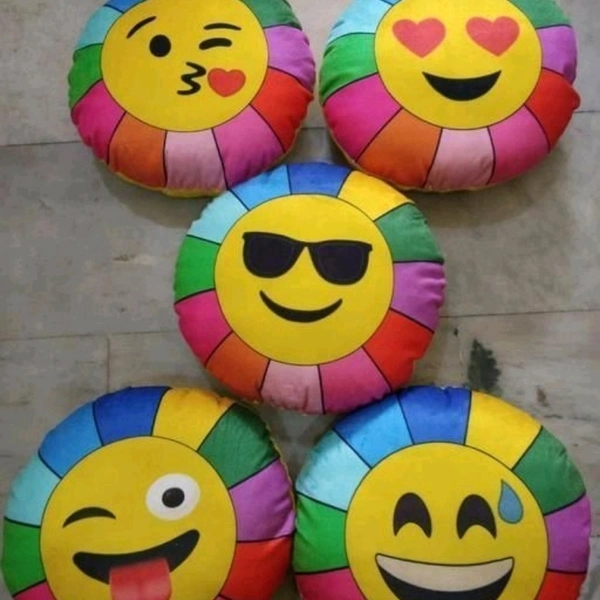 Smily Designer Cushion Cover Set Of 5 - yes, 2 days, free, 16 by 16