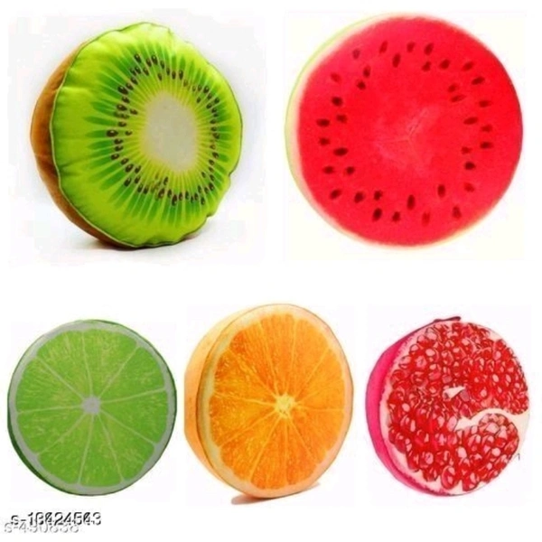 Fruit Design Cushion Cover Set of 5 - yes, 2 days, free, 16 by 16