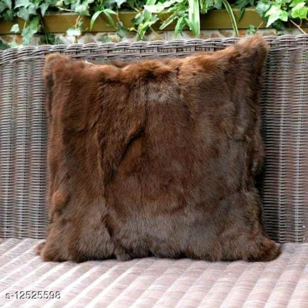 Alluring Fur Cushion Cover Set Of 5 - yes, 2 days, free, 16 by 16