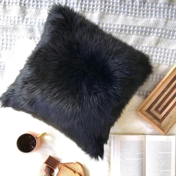 Alluring Fur Cushion Cover Set Of 5 - yes, 2 days, free, 16 by 16