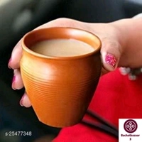 Organic Plain Kullad Set Of 6 - yes, 2 days, free