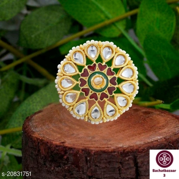 Stylish Umbrella Cocktail Ring - adjustable