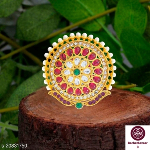 Stylish Umbrella Cocktail Ring - adjustable