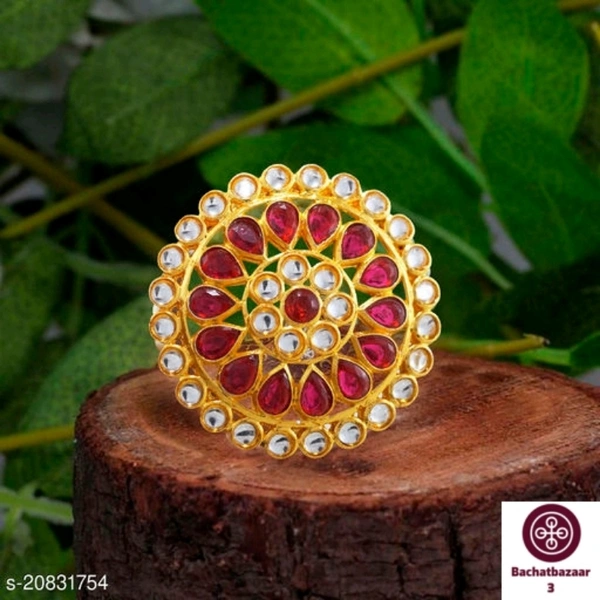 Stylish Umbrella Cocktail Ring - adjustable