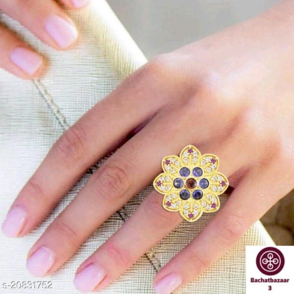 Stylish Umbrella Cocktail Ring - adjustable