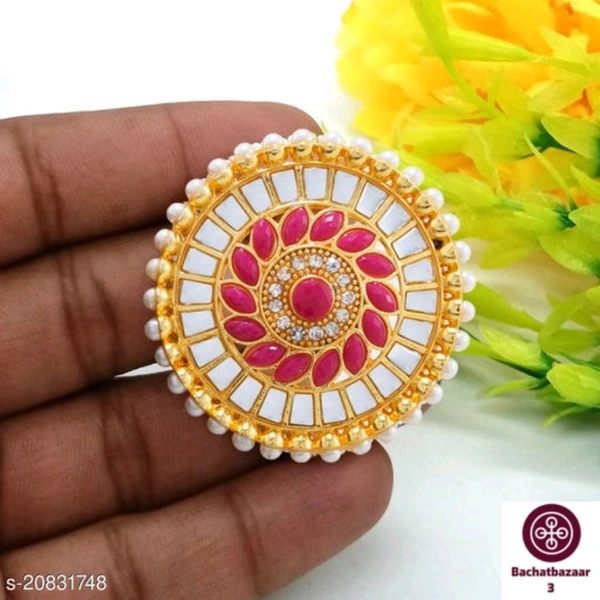 Stylish Umbrella Cocktail Ring - adjustable