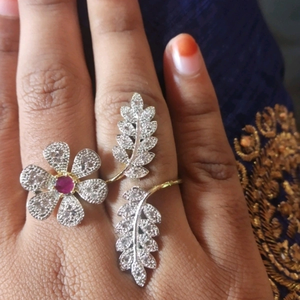 Stylish Cocktail Ring - adjustable