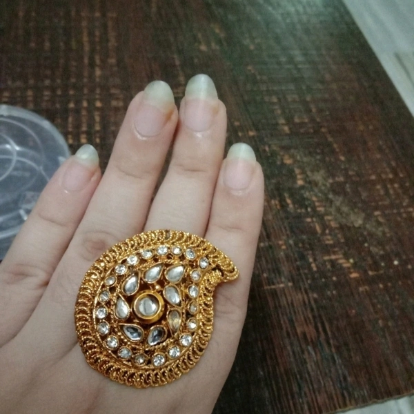 Designer Cocktail Ring - adjustable