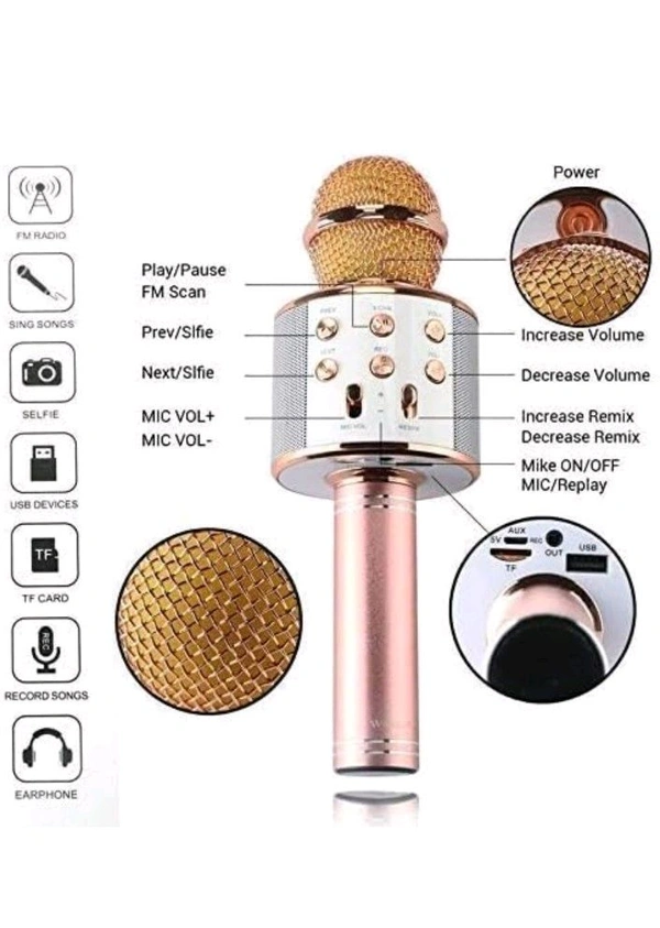 ZVR BLUETOOTH MICROPHONE SPEAKER 