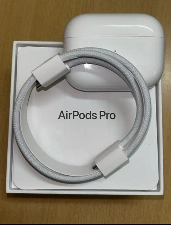 Apple AirPods Pro (2nd generation) with MagSafe Case (USB-C) Bluetooth Headset  (White, True Wireless) - White