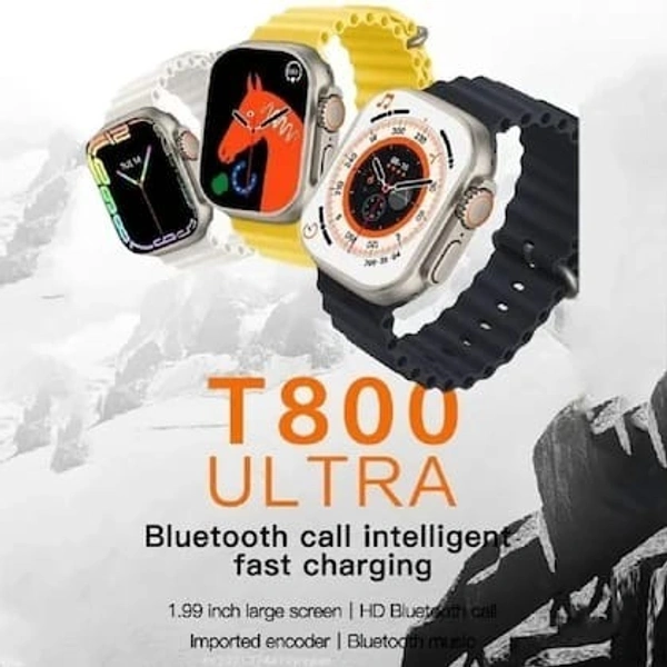 T800 ultra best smartwatch - silver