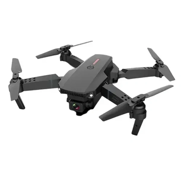 E88 Pro Drone with 4K Camera, WiFi FPV 1080P HD Dual Foldable RC Quadcopter Altitude Hold, Headless Mode, Visual Positioning, Auto Return Mobile App Control, Black, 7.83 x 7.17 x 2.87 inches - FREE SIZE
