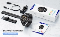 G5 Max Smart Watch  - Silver, Free Size