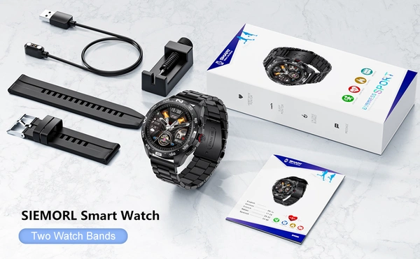 G5 Max Smart Watch  - Silver, Free Size