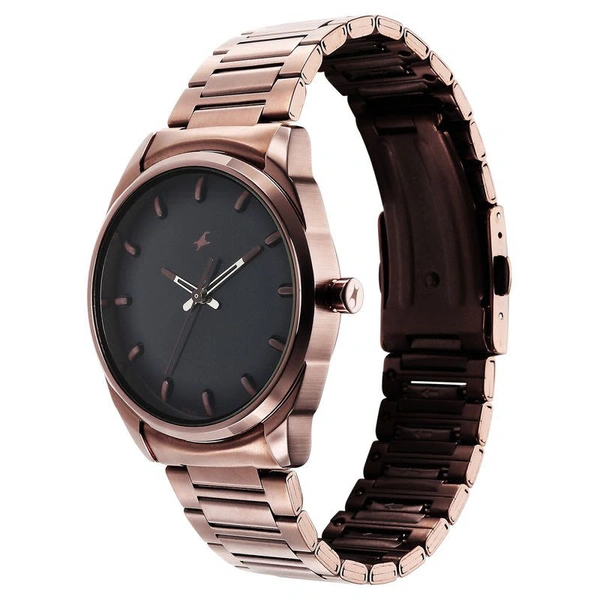 Titan  Fastrack<Analog Watch> Chein Strap  - Silver, Free