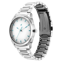 Titan  Fastrack<Analog Watch> Chein Strap  - Silver, Free