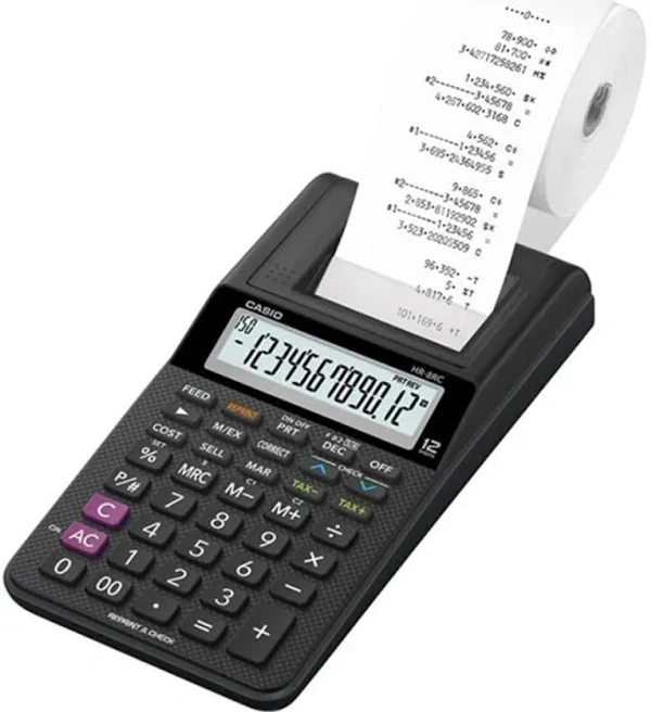Casio Hr-8rc-bk Printing Calculator - Black, Free, No