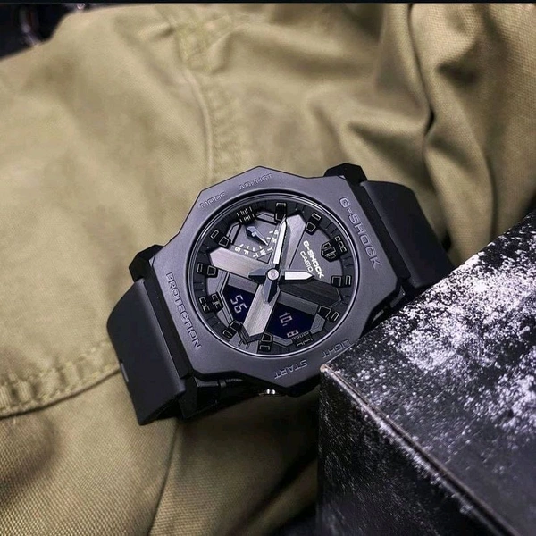 G SHOOK G SHOCK GM2300 - Black, Black, Free