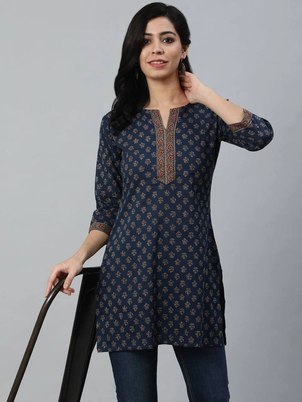 Blush Designer Cotton Printed Tops for Regular and Office wear
