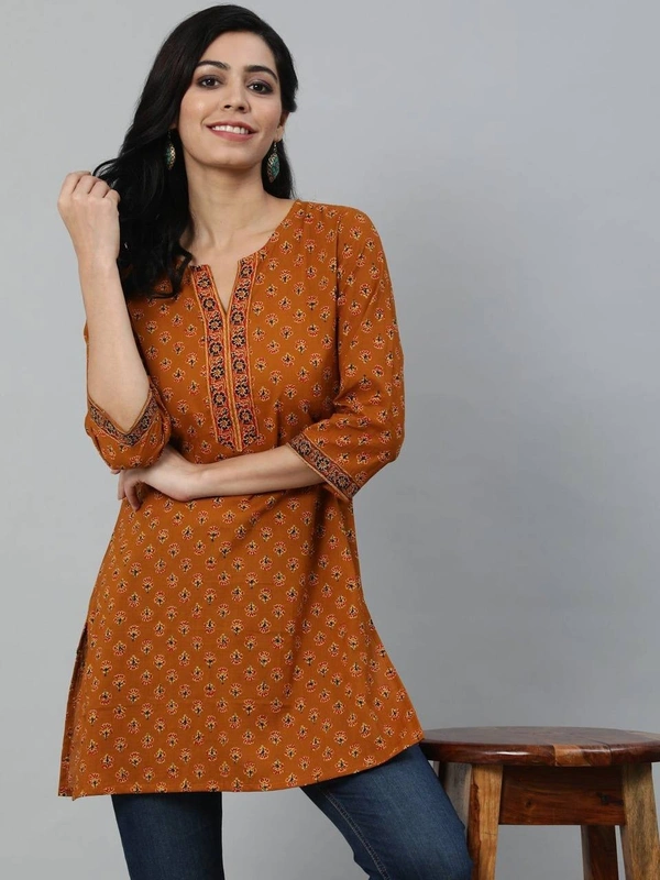 Blush Designer Cotton Printed Tops for Regular and Office wear