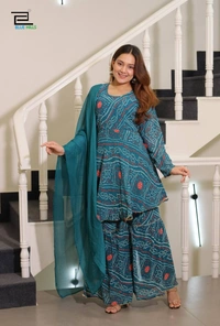 Blue Hills Beautiful Ready to Wear Party Wear Sarara Suit