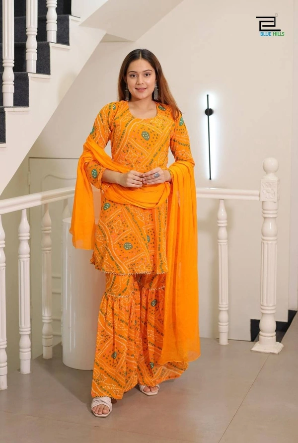 Blue Hills Beautiful Ready to Wear Party Wear Sarara Suit
