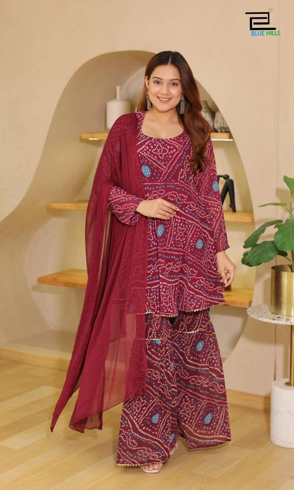 Blue Hills Beautiful Ready to Wear Party Wear Sarara Suit