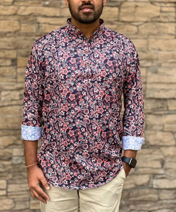 Leo By Mewaadi Sardar
 Trendy Print Collection Full Sleeves Short length Kurta
