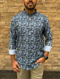 Leo By Mewaadi Sardar
 Trendy Print Collection Full Sleeves Short length Kurta
