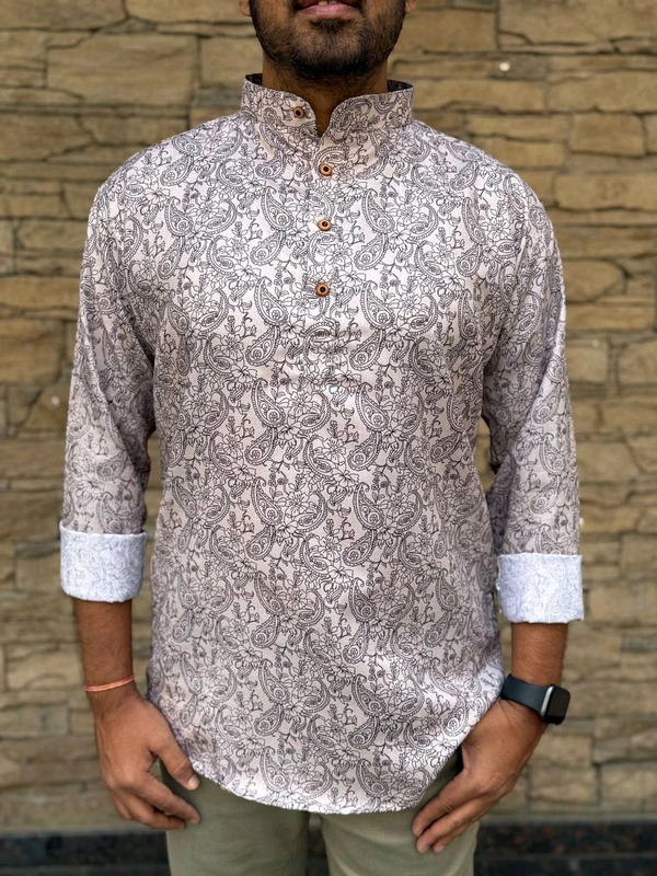 Leo By Mewaadi Sardar
 Trendy Print Collection Full Sleeves Short length Kurta
