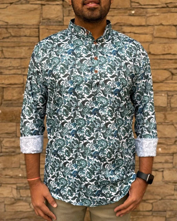 Leo By Mewaadi Sardar Trendy Print Collection Full Sleeves Short length Kurta
