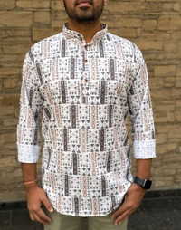 Leo By Mewaadi Sardar Trendy Print Collection Full Sleeves Short length Kurta
