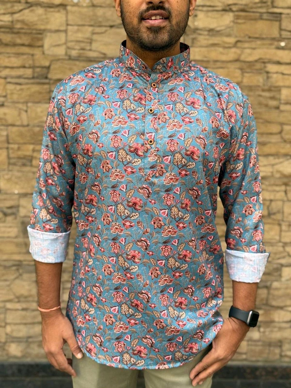 Leo By Mewaadi Sardar Trendy Print Collection Full Sleeves Short length Kurta
