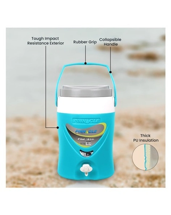 Pinnacle Platino 4000 ml Bottle  (Pack of 1, Blue, Plastic) - 4 litre