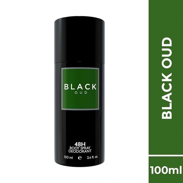 COLORBAR BLACK - OUD DEO FOR MEN Deodorant Spray  -  For Men & Women (100 ml)