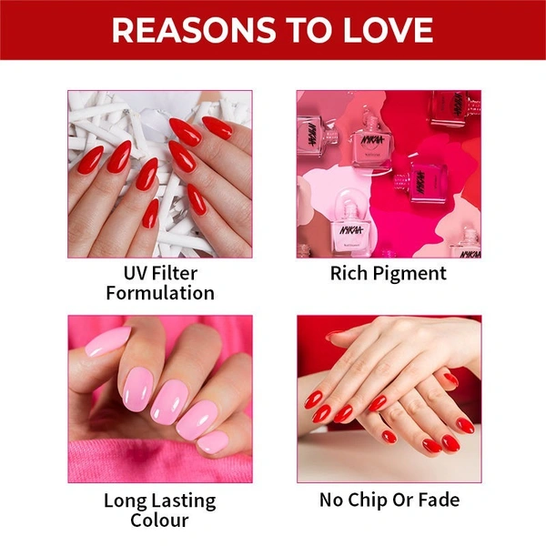 NYKAA Nykaa Nail Enamel Polish - Very Cherry 04