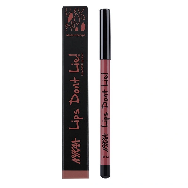 NYKAA Nykaa Lips Don't Lie! Waterproof Line & Fill Lip Liner - Pillow Fight 02