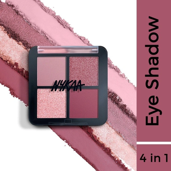 NYKAA Nykaa Cosmetics Eyes On Me! 4 in 1 Quad Eyeshadow Palette - Brunch Party