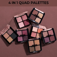 NYKAA Nykaa Cosmetics Eyes On Me! 4 in 1 Quad Eyeshadow Palette - Brunch Party