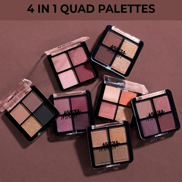 NYKAA Nykaa Cosmetics Eyes On Me! 4 in 1 Quad Eyeshadow Palette - Brunch Party