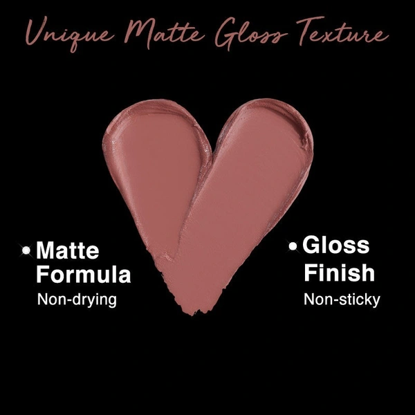 Nykaa 8hour Lasting Full Cover Matte Gloss - Flirty Face