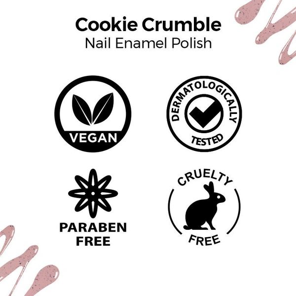 Nykaa Cookie Crumble Nail Enamel Polish - Gingernut Crunch 251