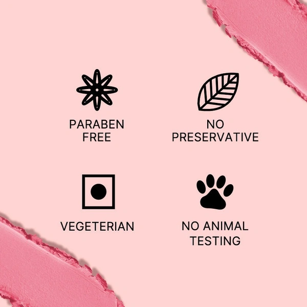 NYKAA Nykaa Serial Kisser Moisturising Tinted Lip Balm With Shea Butter & Vitamin E - Strawberry
